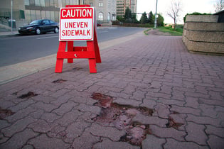 poorly installed walkways can hinder pedestrian safety on your site