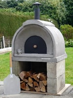 wood-fired pizza ovens are popular additions to outdoor kitchens 
