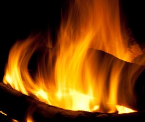 any wood burning fire pit can be easily converted to a gas one
