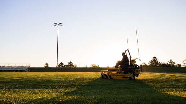 Hustler Super 104 commercial mowing machine 