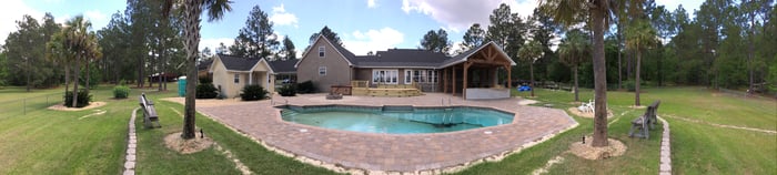 Panaromic residential landscape design (Georgia) - T. Lake