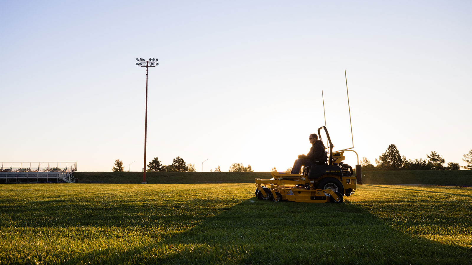 Hustler Super 104 commercial mowing machine 